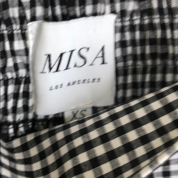 🆕 NWT Matching Set MISA Gingham Top & Bottom - Picture 7 of 8